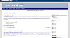 Desktop Screenshot of blog.martyandrews.net